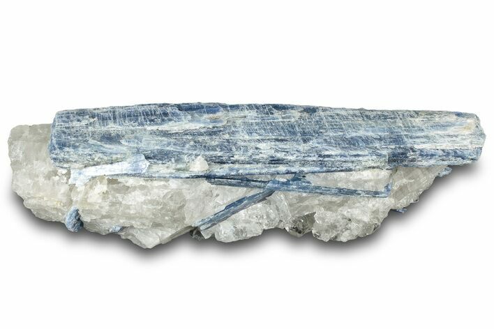 Vibrant Blue Kyanite Crystals In Quartz - Brazil #322594